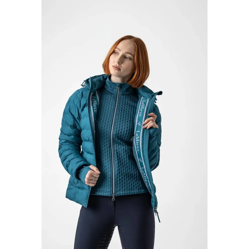 LeMieux Elize Waterproof Puffer Jacket Marine 6 Outdoor Coats & Jackets