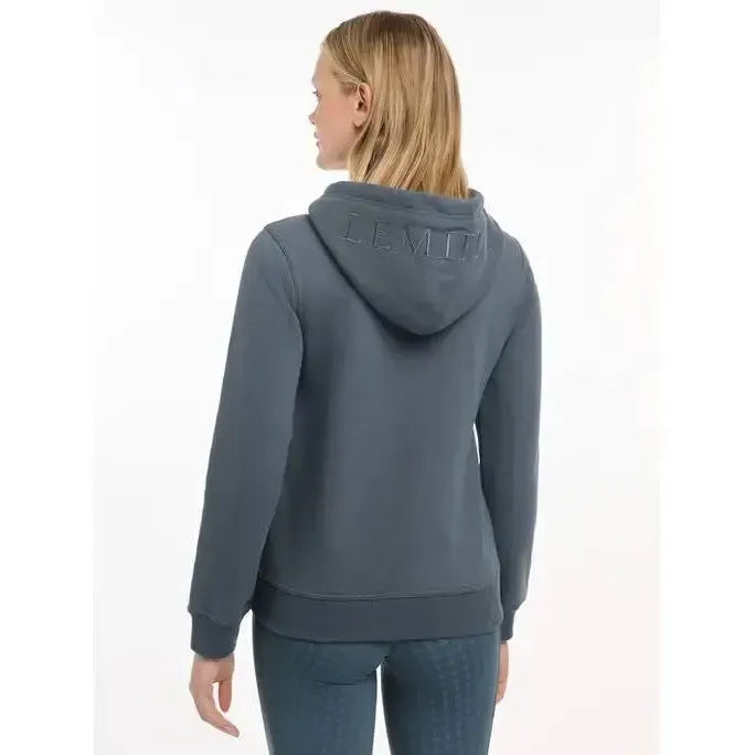 Lemieux Elle Zip Through Hoodie Petrol UK 6 Petrol Hoodies