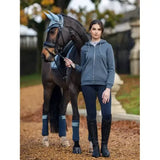 Lemieux Elle Zip Through Hoodie Petrol UK 6 Petrol Hoodies