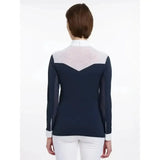 Lemieux Emily Long Sleeve Show Shirt Navy Navy UK 6 Show Shirts