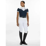 LeMieux Emily Short Sleeve Show Shirt Navy UK 16 Navy Show Shirts