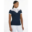 LeMieux Emily Short Sleeve Show Shirt Navy UK 16 Navy Show Shirts