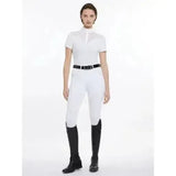 LeMieux Emily Short Sleeve Show Shirt White UK12 White Show Shirts