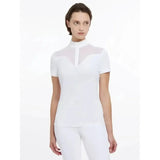 LeMieux Emily Short Sleeve Show Shirt White White UK 6 Show Shirts