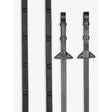 LeMieux Ergo Grip Rubber Reins Black Black Pony Rubber Reins