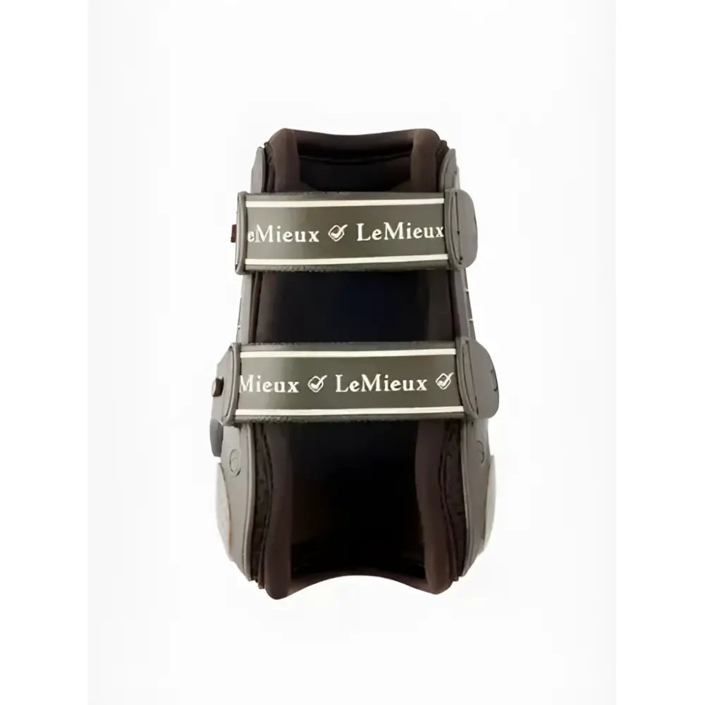 Black lemieux exo-flex® ankle boot with two adjustable straps padded interior for performance horse boot use