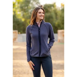 Lemieux Faye Fleece Zip Through Dusk Blue Dusk Blue UK 6 Fleece Tops