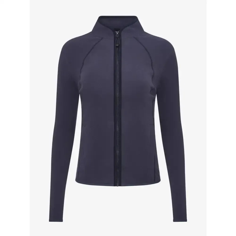 Lemieux Faye Fleece Zip Through Dusk Blue Dusk Blue UK 6 Fleece Tops