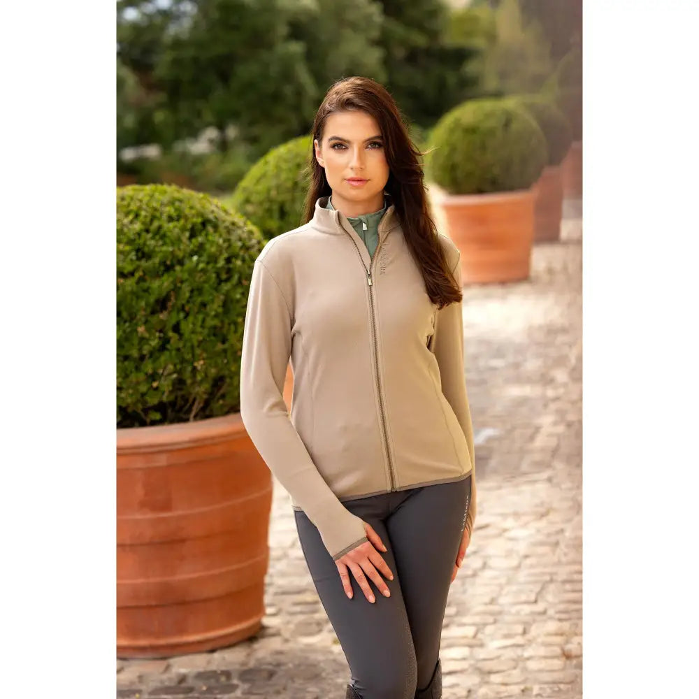 Lemieux Faye Zip Through Fleece Mink 6 Jumpers & Hoodies Barnstaple Equestrian Supplies