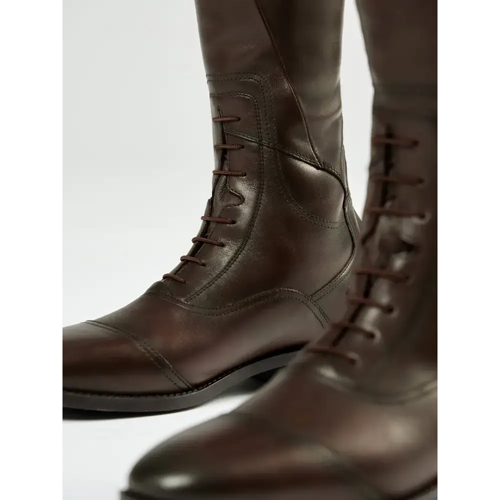 Lemieux Field Riding Boots Brown UK4 Short Slim Long Riding Boots