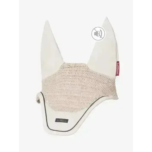 LeMieux Finesse Acoustic Fly Hood Stone Stone Medium Horse Ear Bonnets