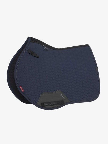 LeMieux Finesse Eurojump Square Navy Navy Small/Medium Saddle Pads