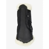 LeMieux Fleece Edged Mesh Brushing Boots Black/Natural Medium Black/Natural Brushing Boots