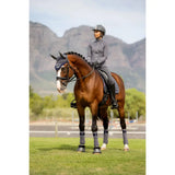 LeMieux Fleece Edged Over Reach Boot Twilight Grey Twilight Grey Medium Over Reach Boots