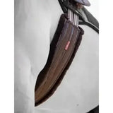 LeMieux Fleece Lined Anatomic Girth Brown/Brown 115 cm Brown Girths