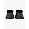 LeMieux Fleece WrapRound Over Reach Boots Black Medium Black Over Reach Boots