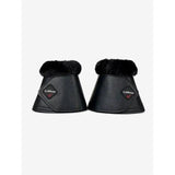 LeMieux Fleece WrapRound Over Reach Boots Black Medium Black Over Reach Boots