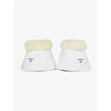 LeMieux Fleece WrapRound Over Reach Boots White Medium White Over Reach Boots