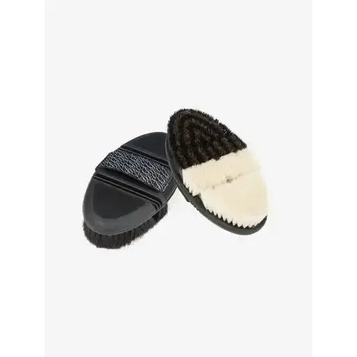 LeMieux Flexi Half & Half Finishing Brush Black Black Body Brushes