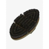 Black lemieux flexi horse hair body brush with dense stiff bristles and sturdy wooden handle for grooming