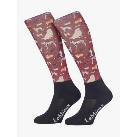 Lemieux Footsie Socks Ember Dogs - Riding Socks