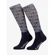 Lemieux Footsie Socks Florence Navy Junior Riding Socks Barnstaple Equestrian Supplies