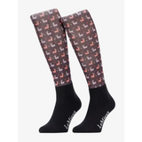 Lemieux Footsie Socks Llamas Damson Damson Small Riding Socks