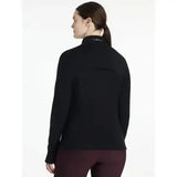 Lemieux Frances Quarter Zip Fleece Black Black UK 6 Fleece Tops