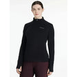 Lemieux Frances Quarter Zip Fleece Black Black UK 6 Fleece Tops