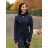 Lemieux Frances Quarter Zip Fleece Navy Navy UK 6 Fleece Tops