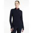 Lemieux Frances Quarter Zip Fleece Navy Navy UK 6 Fleece Tops