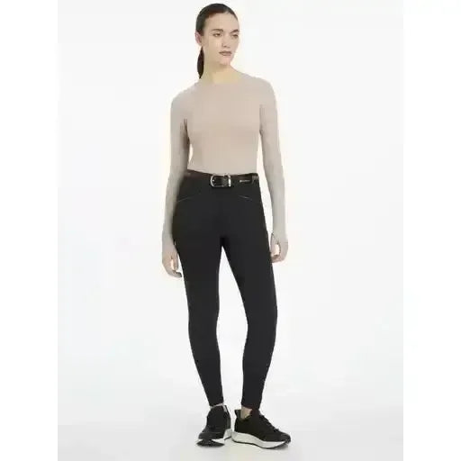LeMieux Freya Pro Breeches Black Black UK 6 Breeches
