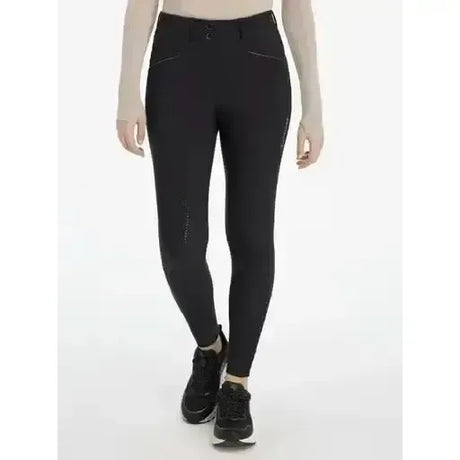 LeMieux Freya Pro Breeches Black Black UK 6 Breeches