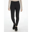 Black lemieux freya pro form-fitting equestrian breeches with subtle side panel detailing for riding comfort