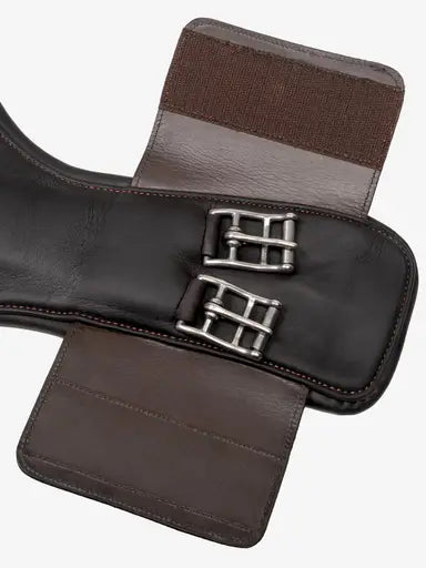 LeMieux Gel-Tek Anatomic Short Stud Girth with Magnet Brown 45cm Brown Stud Girths