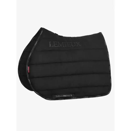 Black quilted lemieux general purpose work pad with extra padding and subtle edge pattern for comfortable riding