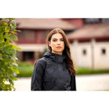 Lemieux Grace Long Rain Jacket Black 6 Outdoor Coats & Jackets Barnstaple Equestrian Supplies