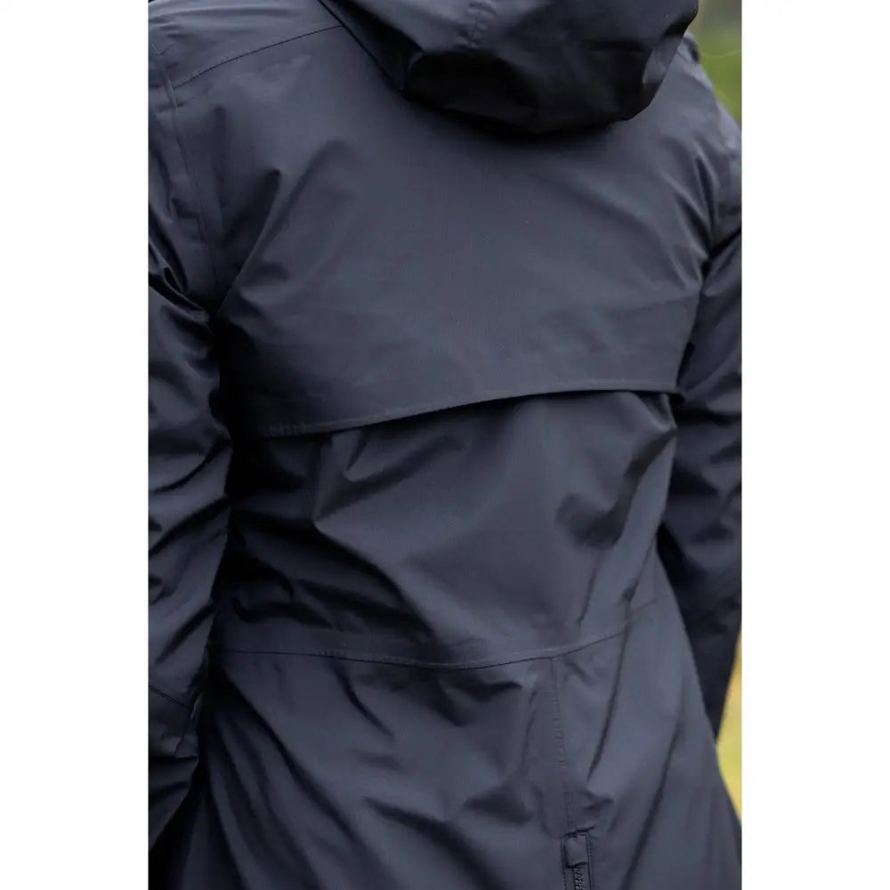 Lemieux Grace Long Rain Jacket Navy 6 Outdoor Coats & Jackets Barnstaple Equestrian Supplies