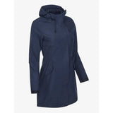 Lemieux Grace Long Rain Jacket Navy 6 Outdoor Coats & Jackets Barnstaple Equestrian Supplies