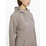Lemieux Grace Long Rain Jacket Pecan Pecan UK 6 Outdoor Jackets