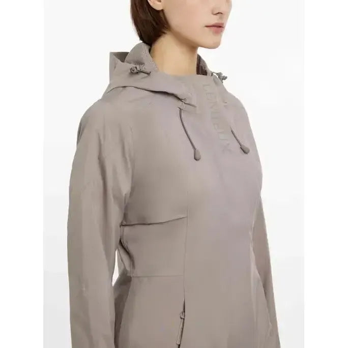Lemieux Grace Long Rain Jacket Pecan Pecan UK 6 Outdoor Coats & Jackets