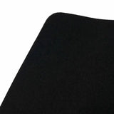 Black suede mousepad with soft textured surface and rounded corners in lemieux grafter boot fig offering fantastic comfort