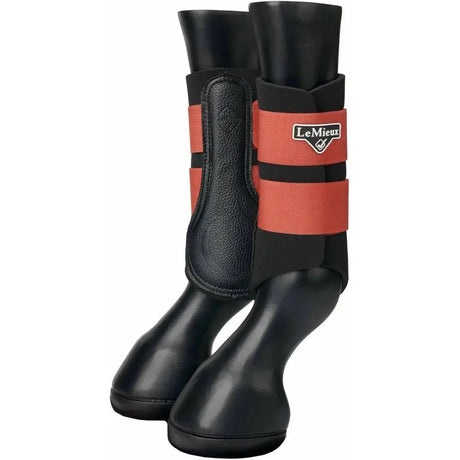 Black and orange lemieux grafter boot sienna with textured leather panels perfect for hard working boot use