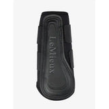 Black lemieux grafter brushing boot with textured padding and adjustable straps for highly durable grafter use