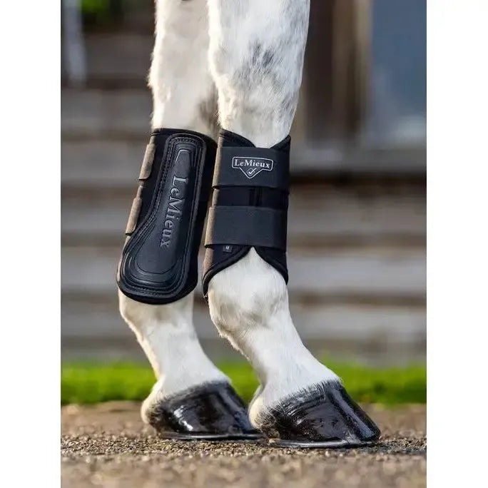 LeMieux Grafter Brushing Boot Black Small Black Brushing Boots