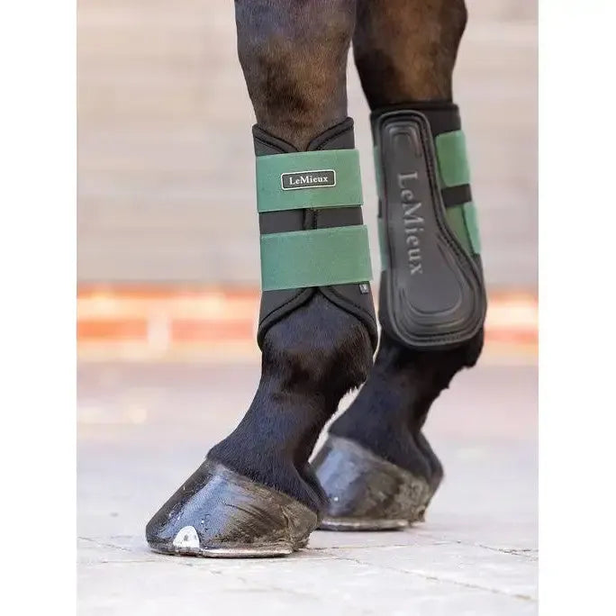 LeMieux Grafter Brushing Boot Hunter Green Small Hunter Green Brushing Boots