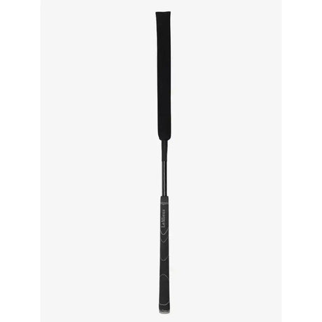 Black lemieux grip-tek baton carbon riding crop with padded grip and sleek modern design for easy handling
