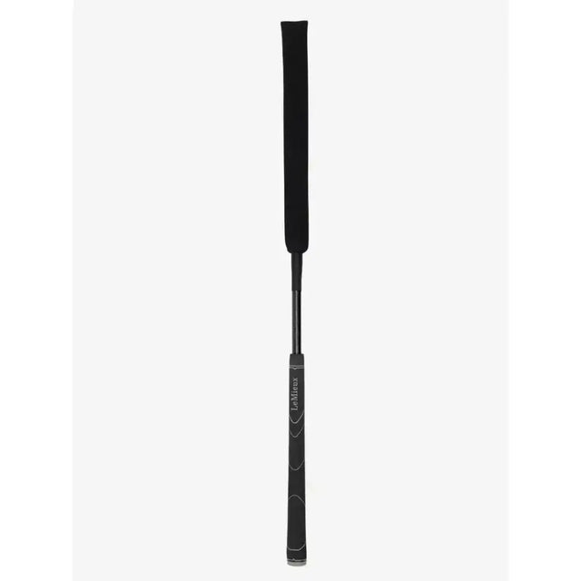 Black lemieux grip-tek baton carbon riding crop with padded grip and sleek modern design for easy handling