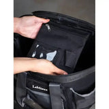 Black lemieux grooming bag tough grooming carry-all with zippered interior and clear plastic pocket