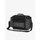 Black and gray lemieux grooming kit pro duffel bag with diamond ripstop panels and multiple compartments